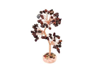 Ásványfa Macskaszem rózsakvarc korong 12cm