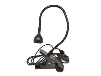 Fekete UV LED lámpa 30 cm USB csatlakozással ásványok és díszek megvilágításához