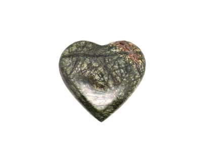 Szerpentin jungle green szív S 500g /csomag