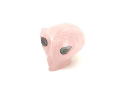 Alien fej Rózsakvarc labradorit 8cm