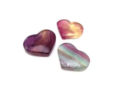 Fluorit szív 2-3cm