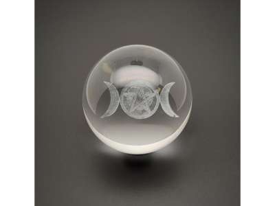 Üveg golyó istennő 6cm