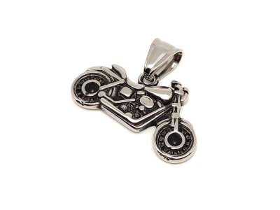 Medál acél chopper 3cm