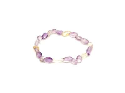 Ametrin pebble karkötő A 6-10mm