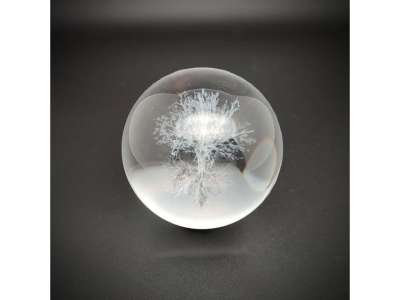 Üveg golyó életfa 6cm