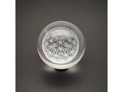 Üveg golyó életvirág 6cm