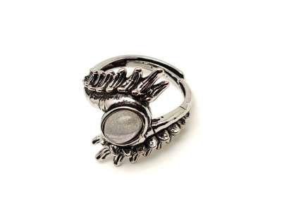 Egyensúlyt teremtő labradorit ásvány gyűrű állítható 8x5mm