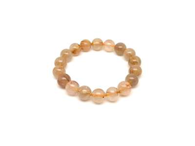 A minőségű rutilkvarc golyós ásvány karkötő 11–12mm