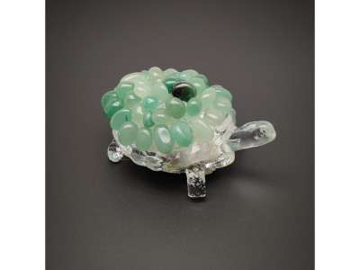 Aventurin elemes teknős hangulatlámpa 8×5 cm