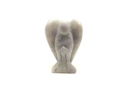 Márvány angyal figura 4 cm – szürke kő dísztárgy