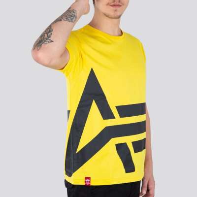 Polo Alpha Industries Side Logo T Yellow