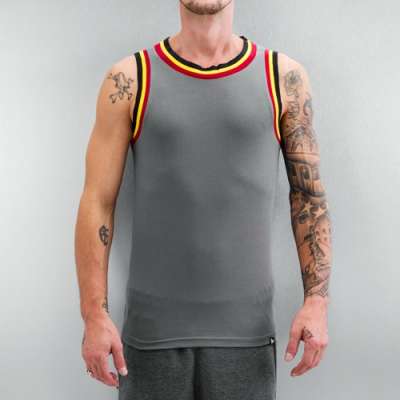 Dangerous DNGRS *B-Ware* 3-Tone Tank Top Steel Grey