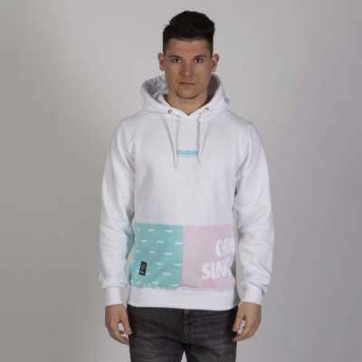 Mass Denim Sweatshirt Blockbuster Hoody white