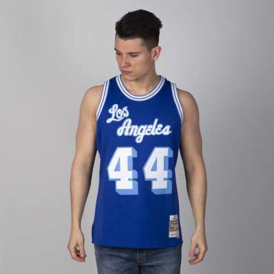 Mitchell & Ness Los Angeles Lakers #44 Jerry West royal Swingman Jersey