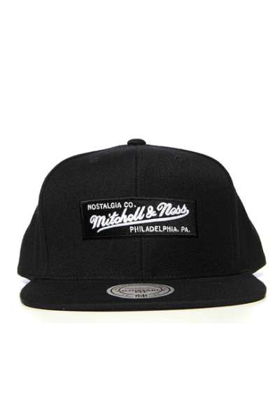 Mitchell & Ness snapback Branded Small Box Logo Snapback black