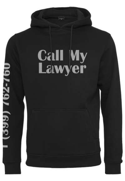 Mr. Tee Lawyer Hoody black
