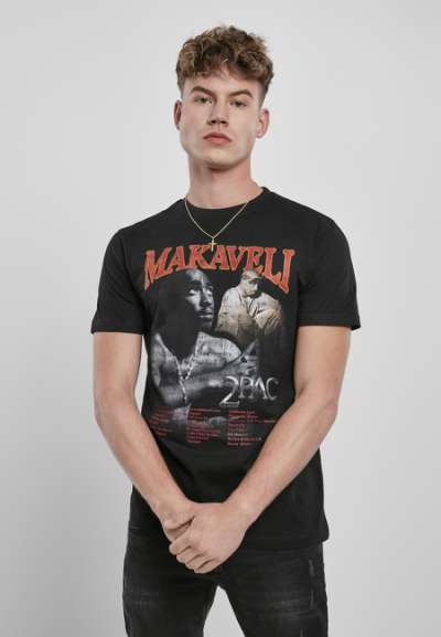 Mr. Tee Tupac Makaveli Tee black