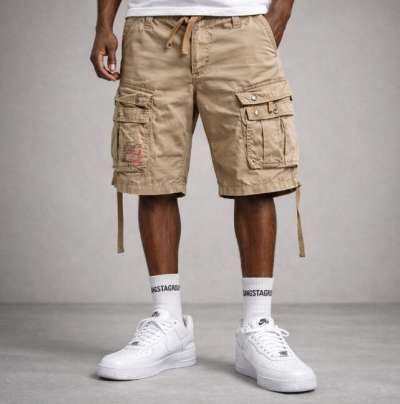 Rovid nadrag Surplus Airborn Vintage Shorts Beige