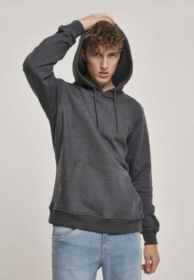 Urban Classics Basic Sweat Hoody charcoal