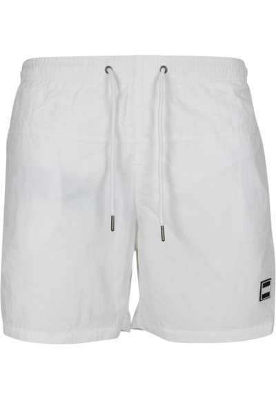 Urban Classics Block Swim Shorts white