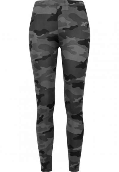 Urban Classics Ladies Camo Leggings dark camo