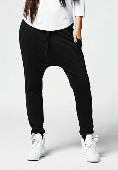 Urban Classics Ladies Light Fleece Sarouel Pant black