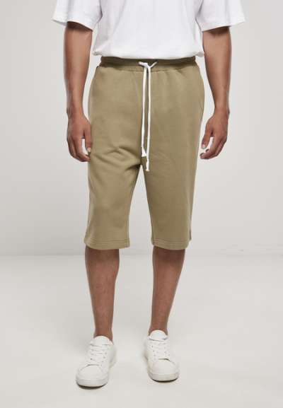 Urban Classics Low Crotch Sweatshorts khaki