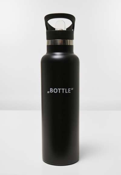 Mr. Tee Lettered Survival Bottle black