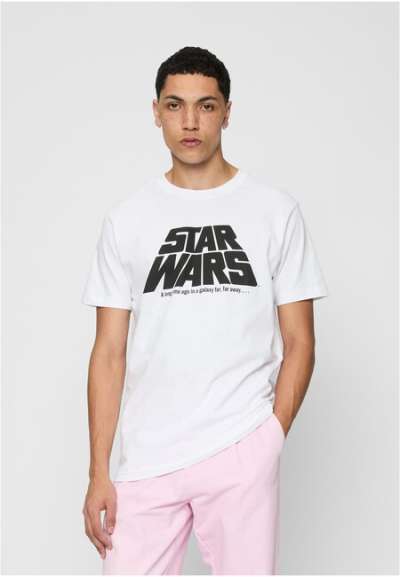 Mr. Tee Star Wars Original Logo Tee white