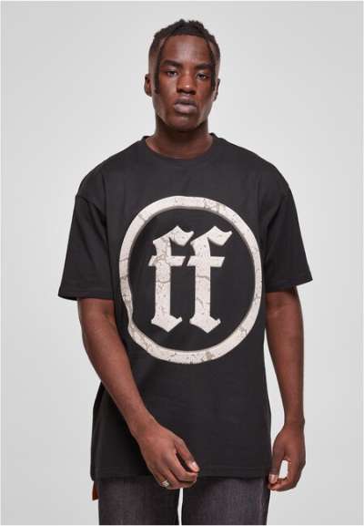 Urban Classics Camo Logo Heavy Oversized Tee black