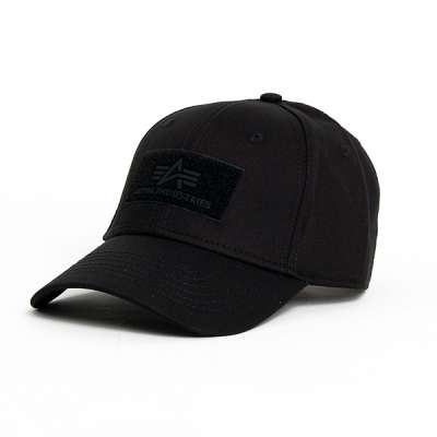 Alpha Industries Velcro Cap Black Black