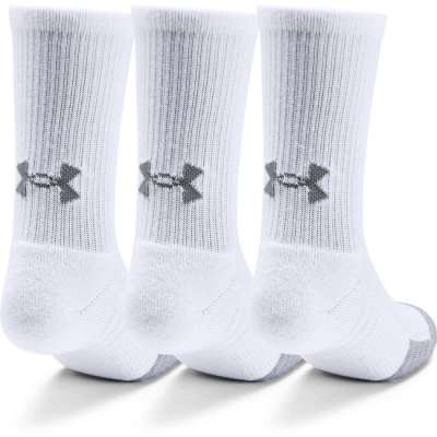 Under Armour UA Youth Heatgear Crew-WHT