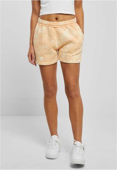 Urban Classics Ladies Towel Washed Sweat Shorts paleorange
