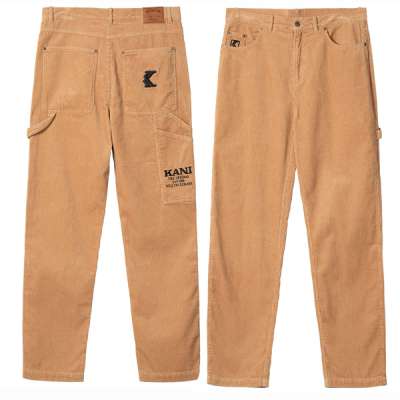 Nadrág Karl Kani Retro Corduroy Cargo Pants sand