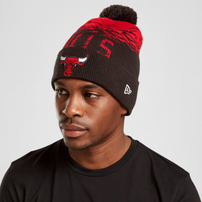 Téli Sapka New Era MLB Sport Knit Cuff Chicago Bulls Winter Cap