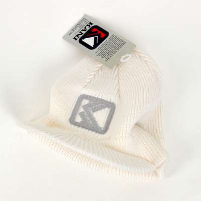 Téli sapka Karl Kani K-Logo Beanie White