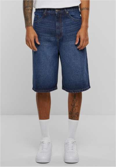 Urban Classics 90's Heavy Denim Shorts new dark blue washed