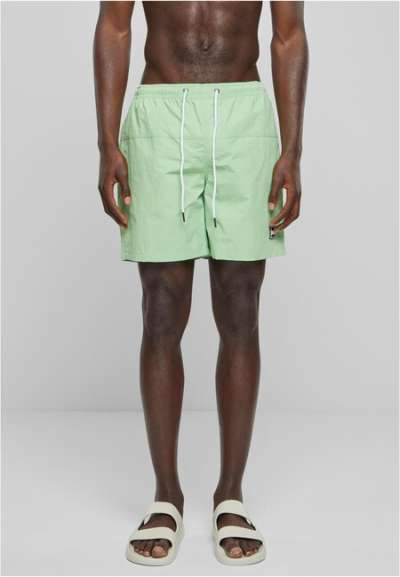 Urban Classics Block Swim Shorts vintagegreen
