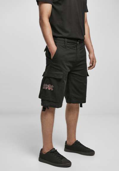 Mr. Tee ACDC Logo Vintage Shorts black