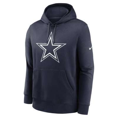 Nike Men's NFL Dallas Cowboys Nike Club Fleece Pullover Hoodie navy