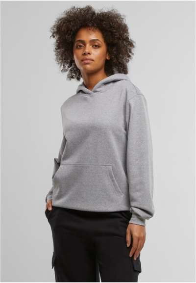 Urban Classics Ladies Loose Light Brushed Fleece Hoody melange