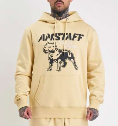 Amstaff Logo 2.0 Hoodie Vanilla Cream