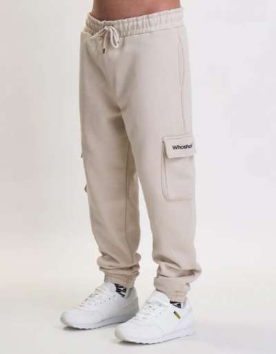 Whoshotya Classic Cargo Pants Light  Beige