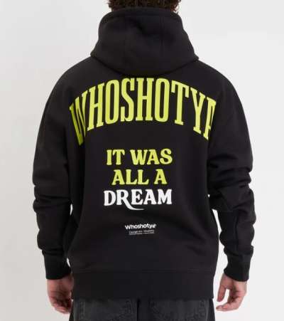 Whoshotya Toxigen Heavy Oversize Hoodie Black