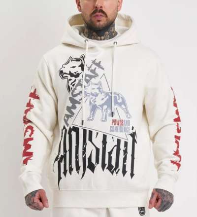 Amstaff Cyrak Hoodie White