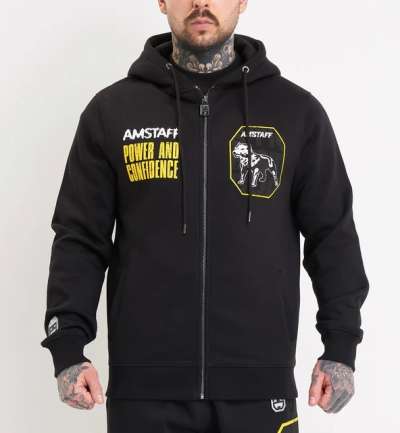 Amstaff Solinor Ziphoodie Black