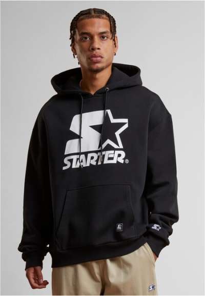 Starter Oversized Logo Hoodie black