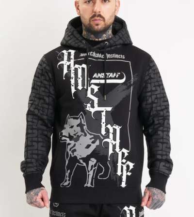 Amstaff Ashur Hoodie Black