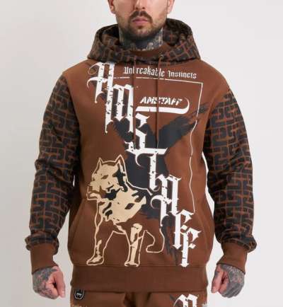 Amstaff Ashur Hoodie Brown