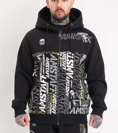 Amstaff Talis Ziphoodie Black